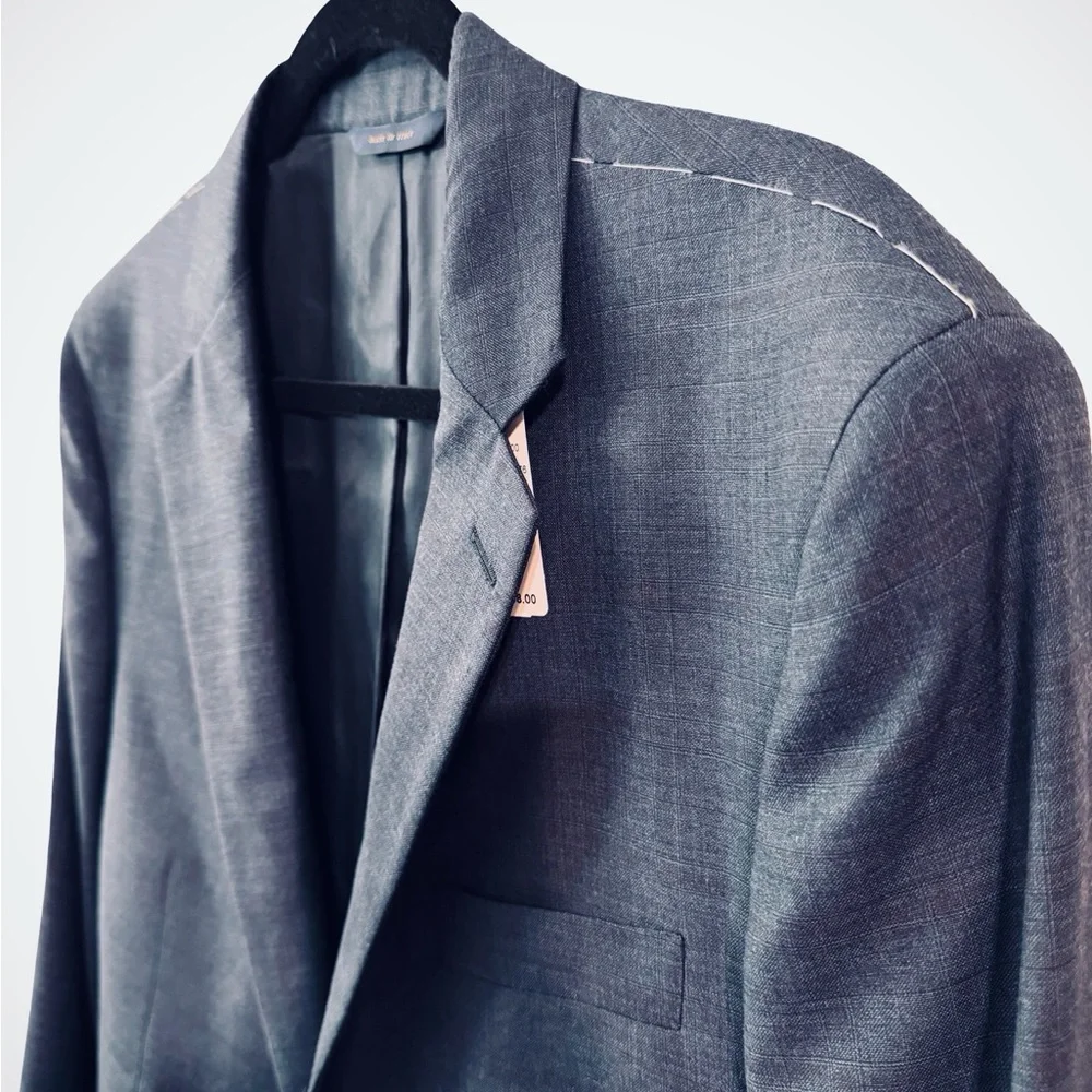 Brooks Brothers 1818 Regent Italian-Made Wool Sport Coat – Men’s 42R Black Gray